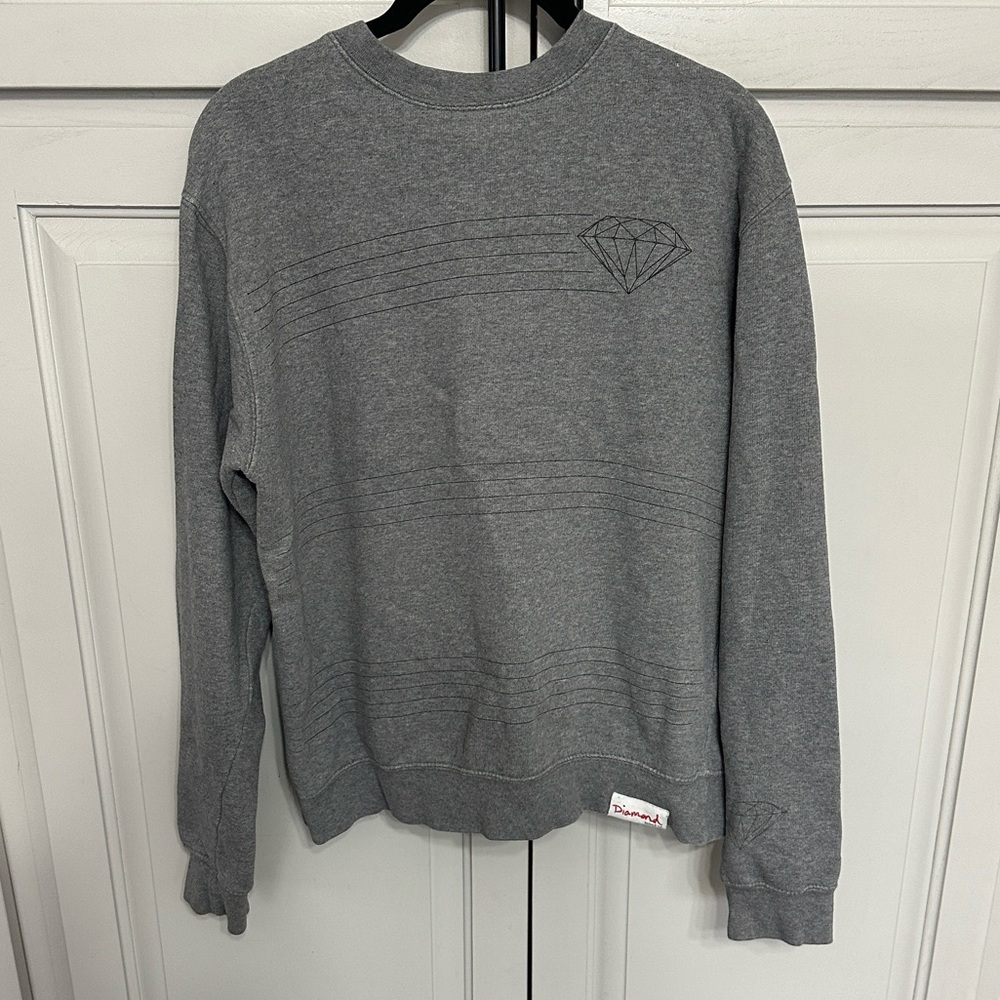 Diamond Supply Co. Charcoal Crewneck Sweater